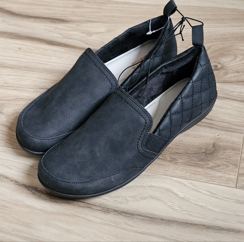 Jambu J-Sport Memory Foam Womens Casual Slip-On Shoes Black Size 6 M